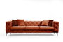 Atelier Del Sofa Como - Sofá de 3 Plazas Naranja